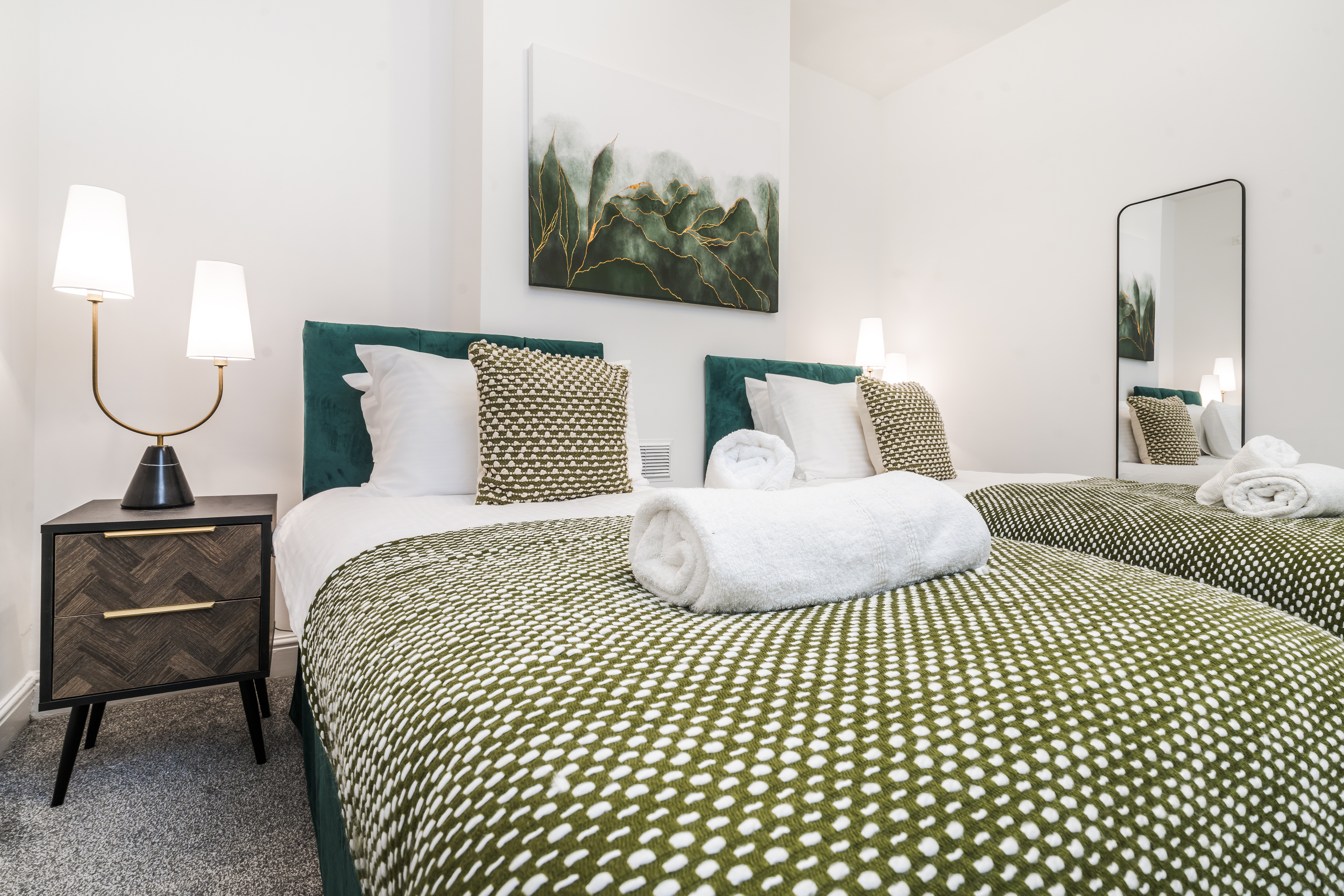 The Heron kitchen detail - fully equipped self-catering property Stoke-on-Trent